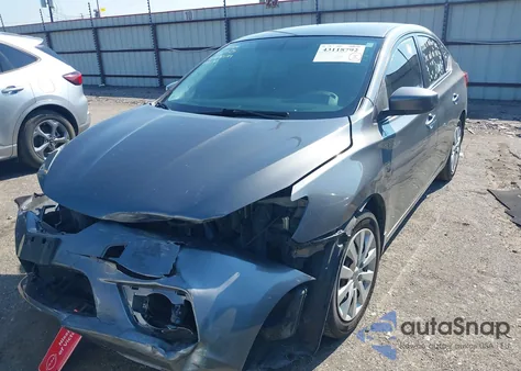 2019 Nissan Sentra S z USA, uszkodzony, nr VIN 3N1AB7AP4KY234351